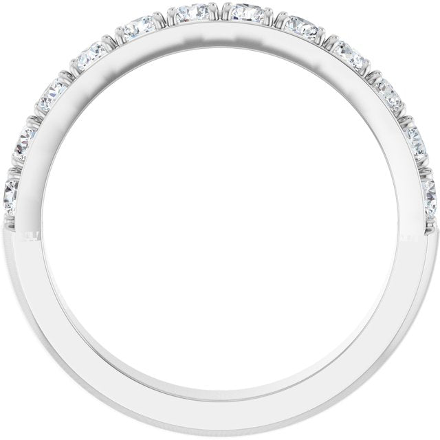 3/4 CTW Natural Diamond Anniversary Band, 3.7 mm