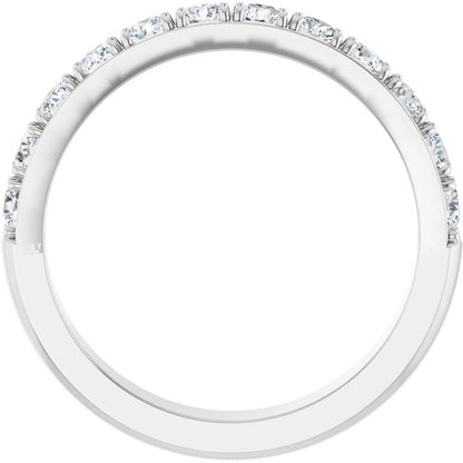 3/4 CTW Natural Diamond Anniversary Band, 3.7 mm