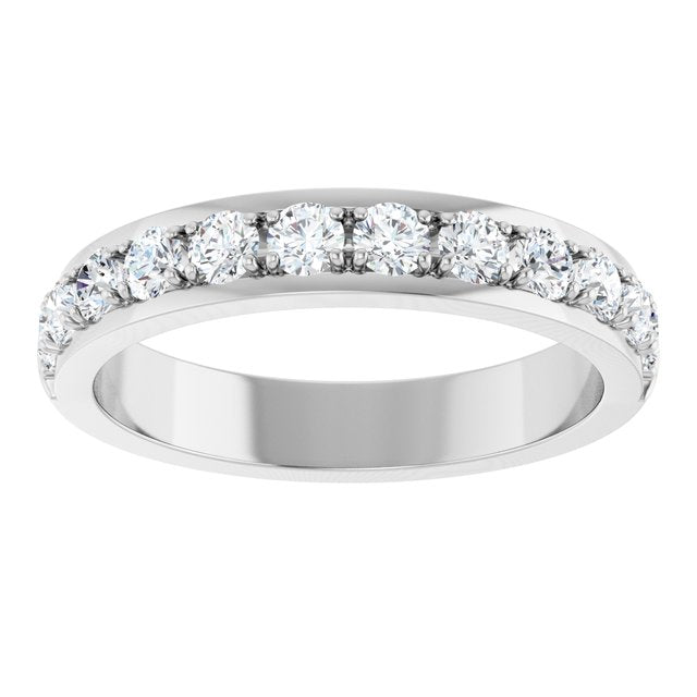 3/4 CTW Natural Diamond Anniversary Band, 3.7 mm