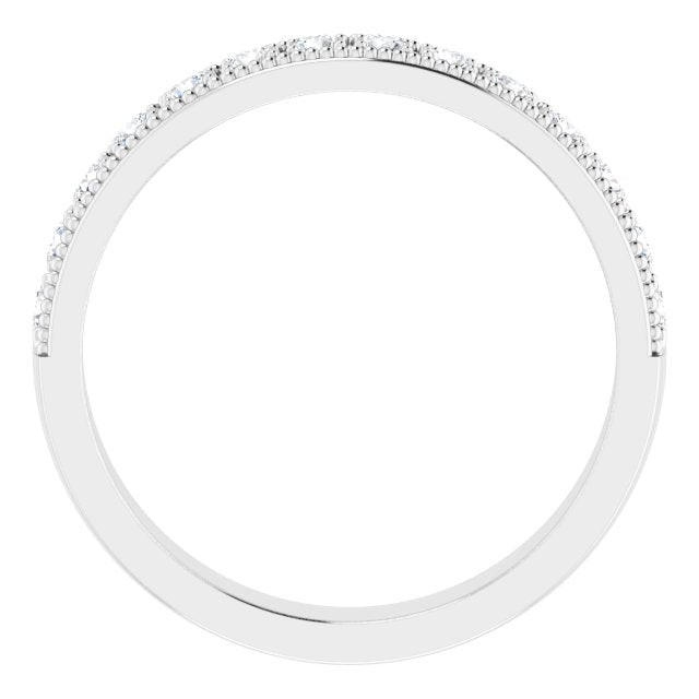 3/8 CTW Natural Diamond Anniversary Band, 3.7 mm