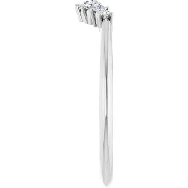 1/8 CTW Natural Diamond Contour Band, 10.93 mm