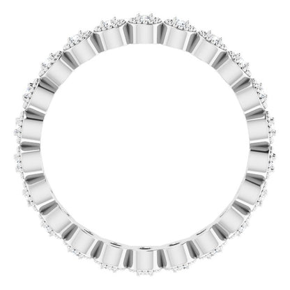 1/5 CTW Natural Diamond Eternity Band, 3 mm