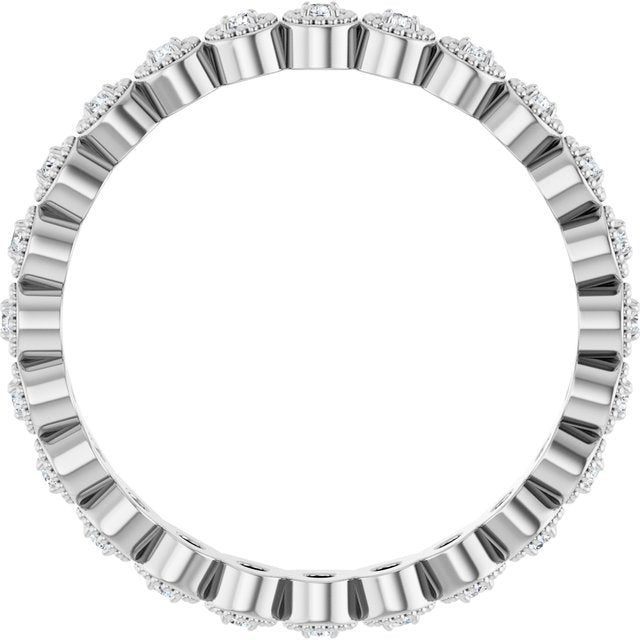 1/5 CTW Natural Diamond Eternity Band, 3 mm