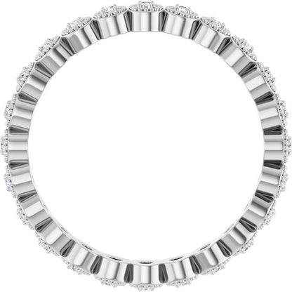 1/5 CTW Natural Diamond Eternity Band, 3 mm
