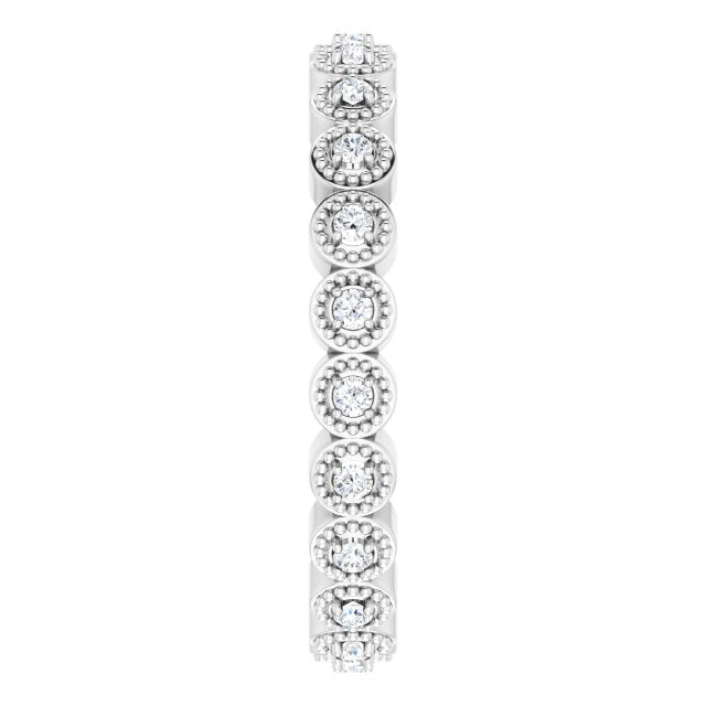 1/5 CTW Natural Diamond Eternity Band, 3 mm