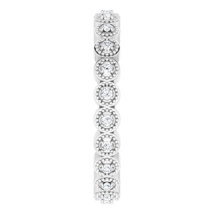 1/5 CTW Natural Diamond Eternity Band, 3 mm