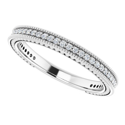 1/5 CTW Natural Diamond Anniversary Band, 2.7 mm