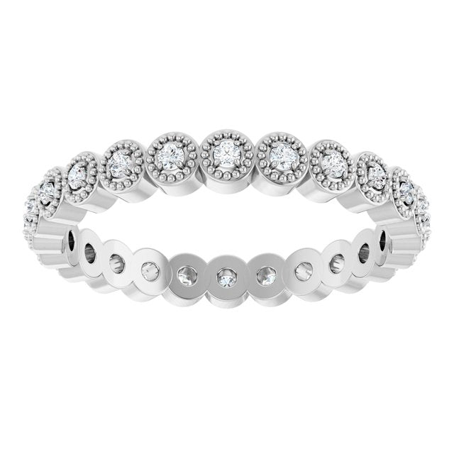 1/5 CTW Natural Diamond Eternity Band, 3 mm