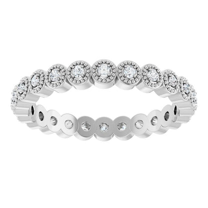 1/5 CTW Natural Diamond Eternity Band, 3 mm