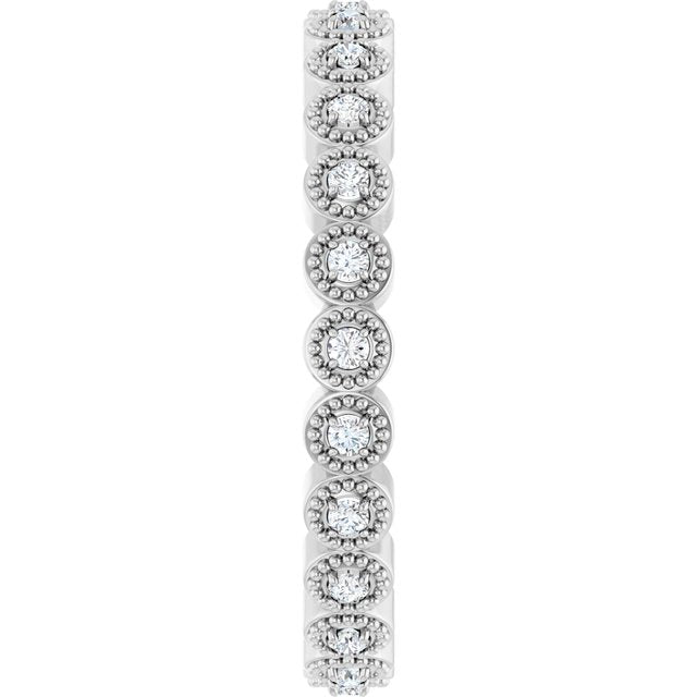 1/5 CTW Natural Diamond Eternity Band, 3 mm