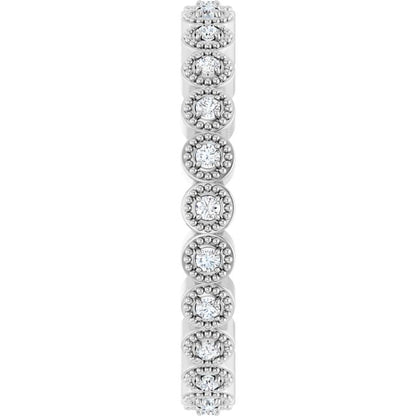 1/5 CTW Natural Diamond Eternity Band, 3 mm