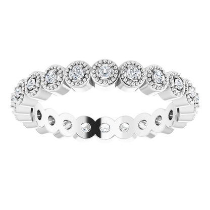 1/5 CTW Natural Diamond Eternity Band, 3 mm
