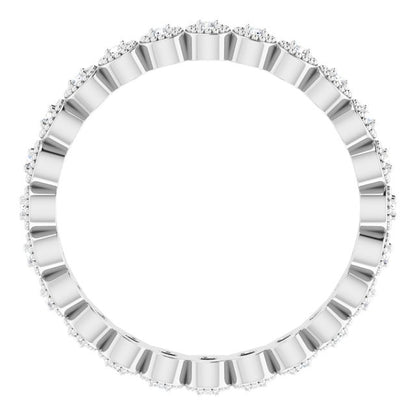 1/5 CTW Natural Diamond Eternity Band, 3 mm