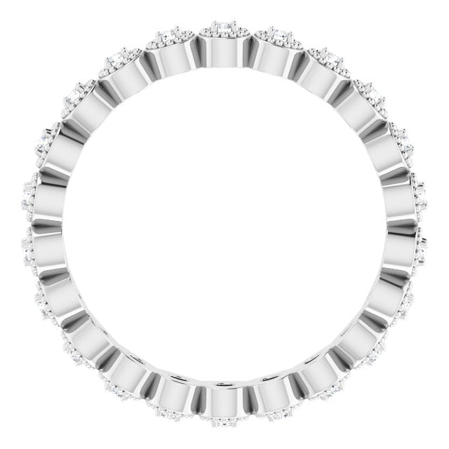 1/5 CTW Natural Diamond Eternity Band, 3 mm