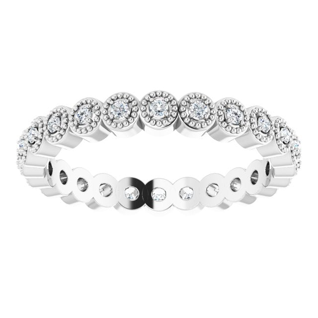 1/5 CTW Natural Diamond Eternity Band, 3 mm