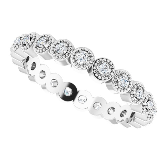 1/5 CTW Natural Diamond Eternity Band, 3 mm