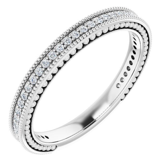 1/5 CTW Natural Diamond Anniversary Band, 2.7 mm