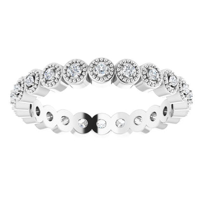 1/5 CTW Natural Diamond Eternity Band, 3 mm