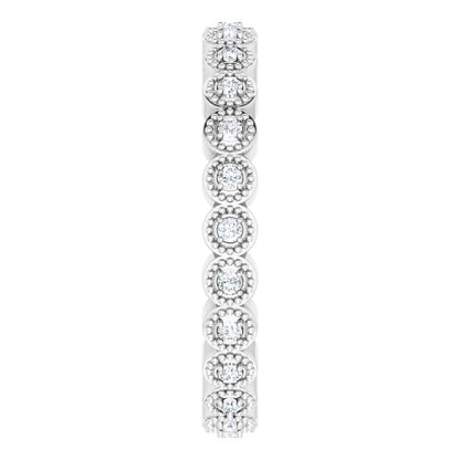 1/5 CTW Natural Diamond Eternity Band, 3 mm