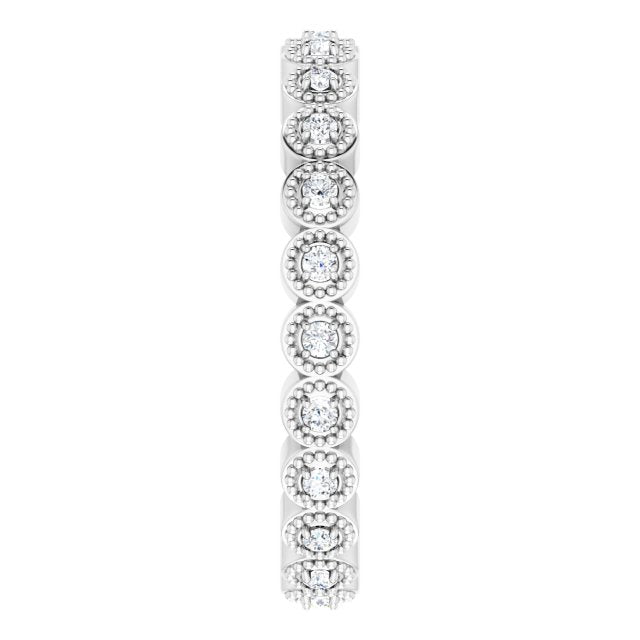 1/5 CTW Natural Diamond Eternity Band, 3 mm