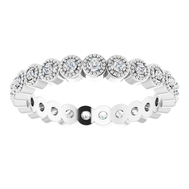 1/5 CTW Natural Diamond Eternity Band, 3 mm