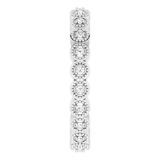 1/5 CTW Natural Diamond Eternity Band, 3 mm