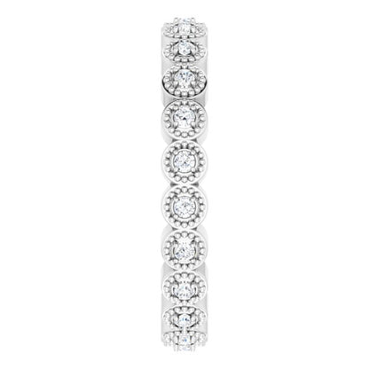 1/5 CTW Natural Diamond Eternity Band, 3 mm