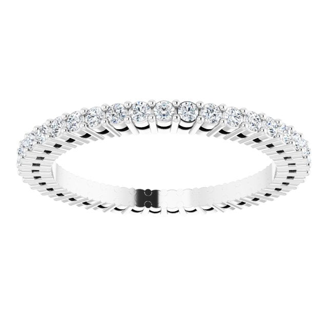 3/8 CTW Natural Diamond Eternity Band, 1.51 mm