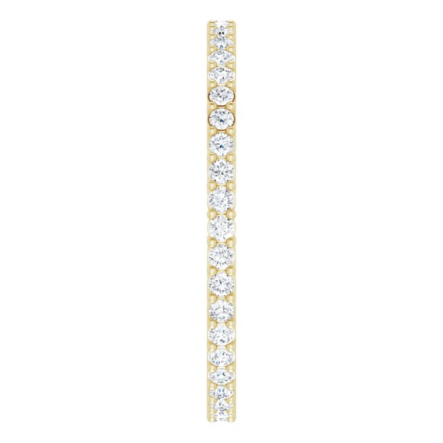 3/8 CTW Natural Diamond Eternity Band, 1.51 mm