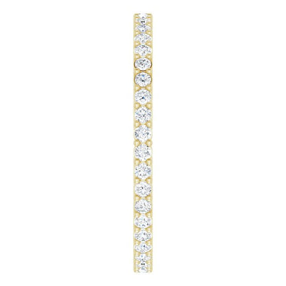 3/8 CTW Natural Diamond Eternity Band, 1.51 mm