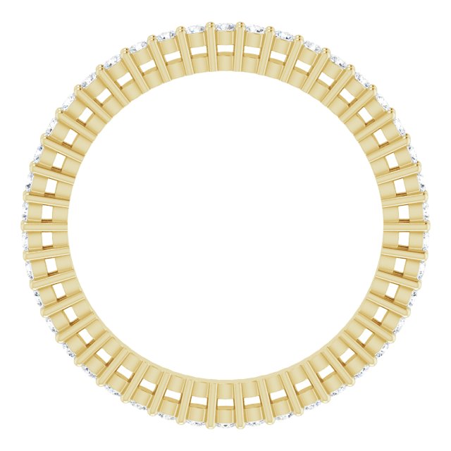 3/8 CTW Natural Diamond Eternity Band, 1.51 mm