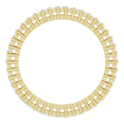 3/8 CTW Natural Diamond Eternity Band, 1.51 mm