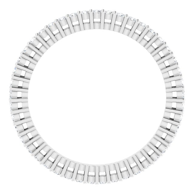 3/8 CTW Natural Diamond Eternity Band, 1.51 mm