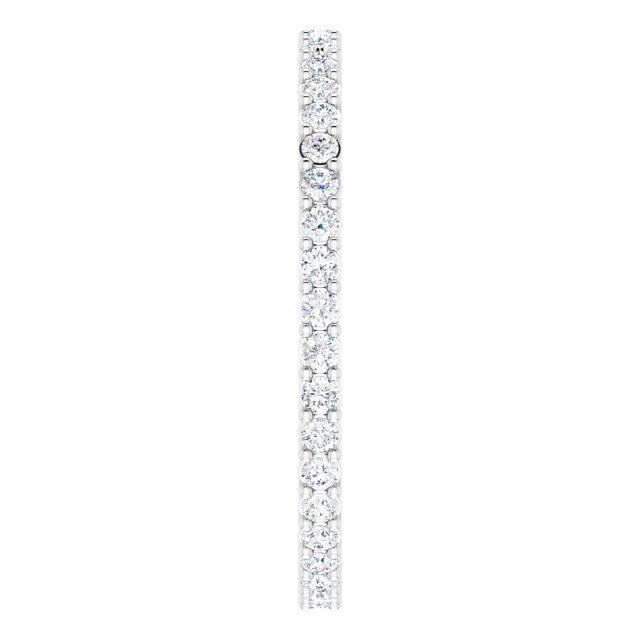 3/8 CTW Natural Diamond Eternity Band, 1.51 mm