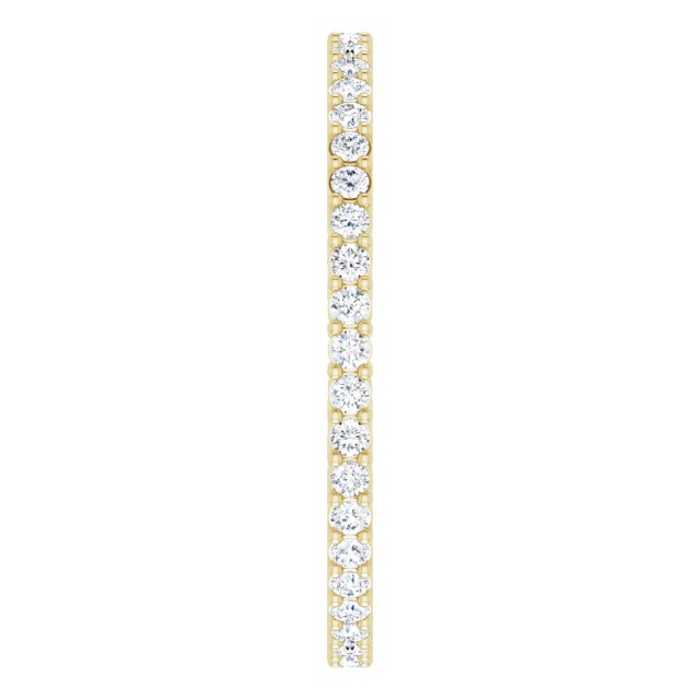 3/8 CTW Natural Diamond Eternity Band, 1.51 mm