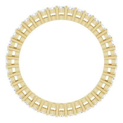 1/2 CTW Natural Diamond Eternity Band, 1.7 mm, Style 2