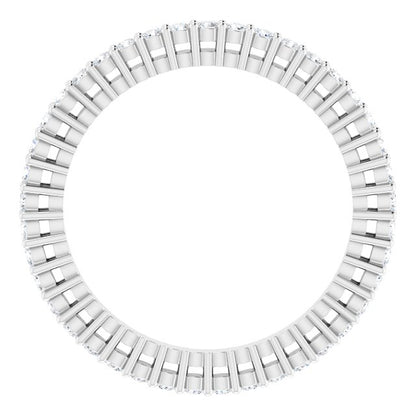 3/8 CTW Natural Diamond Eternity Band, 1.51 mm