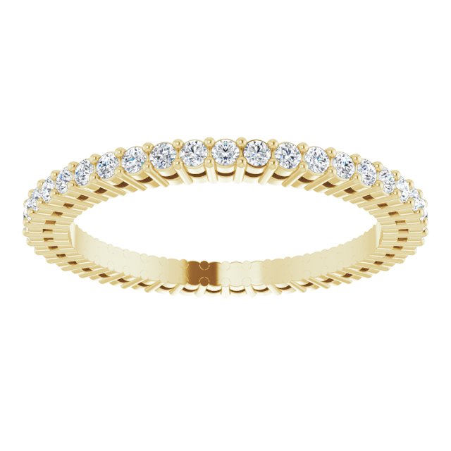 3/8 CTW Natural Diamond Eternity Band, 1.51 mm
