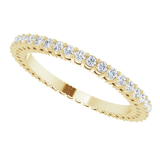 3/8 CTW Natural Diamond Eternity Band, 1.51 mm