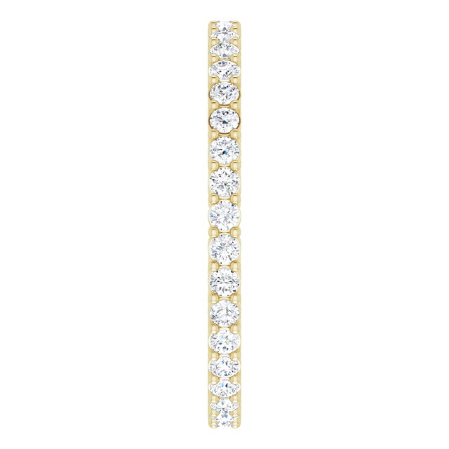 1/2 CTW Natural Diamond Eternity Band, 1.7 mm, Style 2