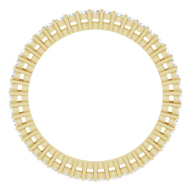3/8 CTW Natural Diamond Eternity Band, 1.51 mm