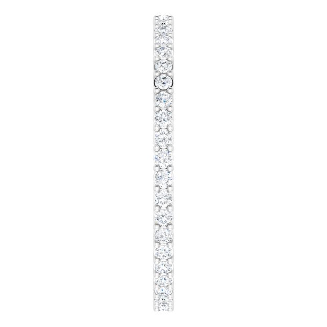 3/8 CTW Natural Diamond Eternity Band, 1.51 mm