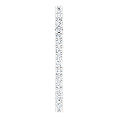 3/8 CTW Natural Diamond Eternity Band, 1.51 mm