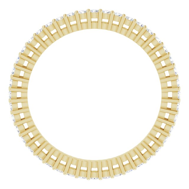 3/8 CTW Natural Diamond Eternity Band, 1.51 mm