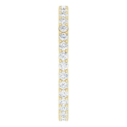 3/4 CTW Natural Diamond Eternity Band, 1.9 mm