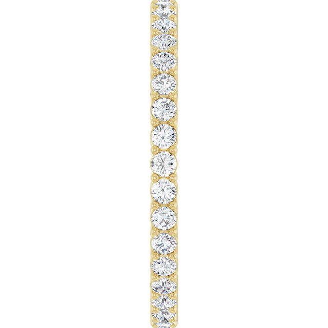 3/4 CTW Natural Diamond Eternity Band, 1.9 mm