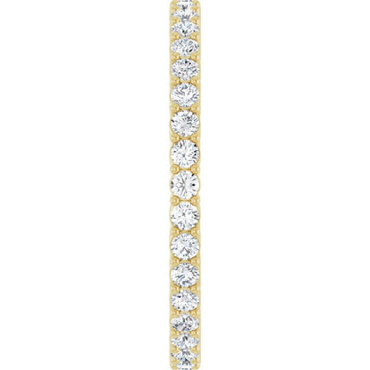 3/4 CTW Natural Diamond Eternity Band, 1.9 mm