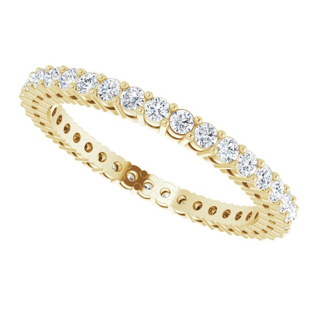 3/4 CTW Natural Diamond Eternity Band, 1.9 mm