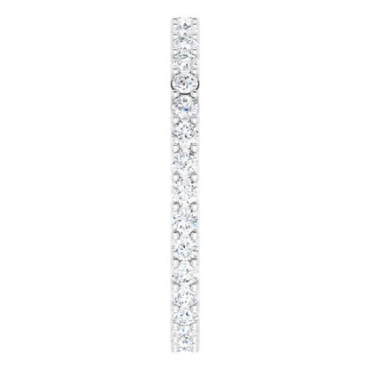 3/4 CTW Natural Diamond Eternity Band, 1.9 mm