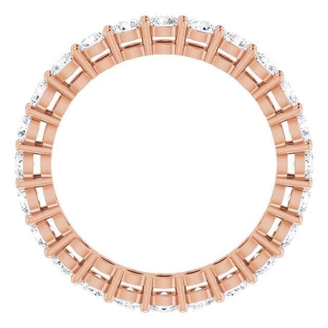 1 3/8 CTW Natural Diamond Eternity Band, 2.7 mm, Shared-Prong